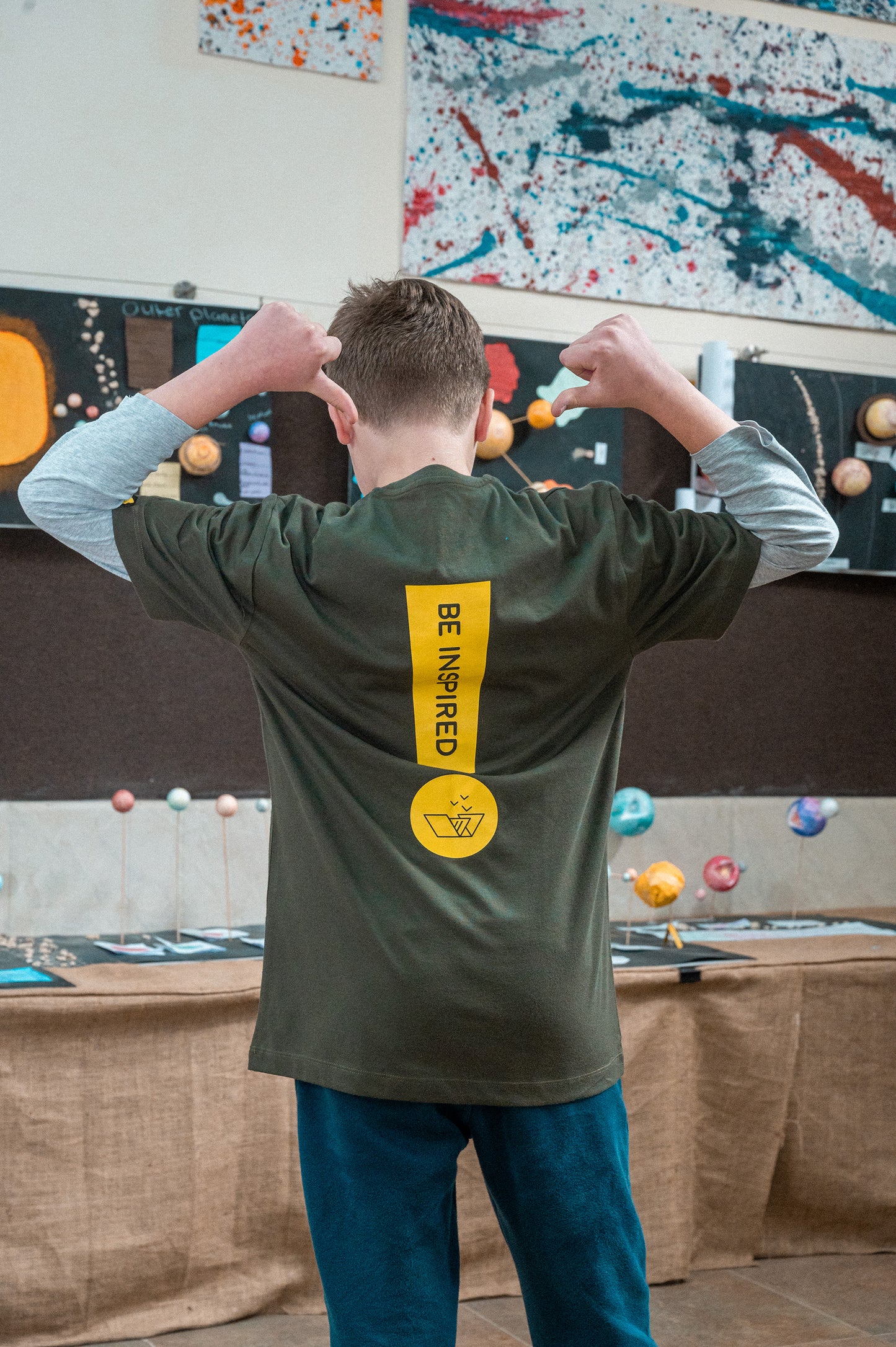 Stamp! Kids T-Shirt - GREEN