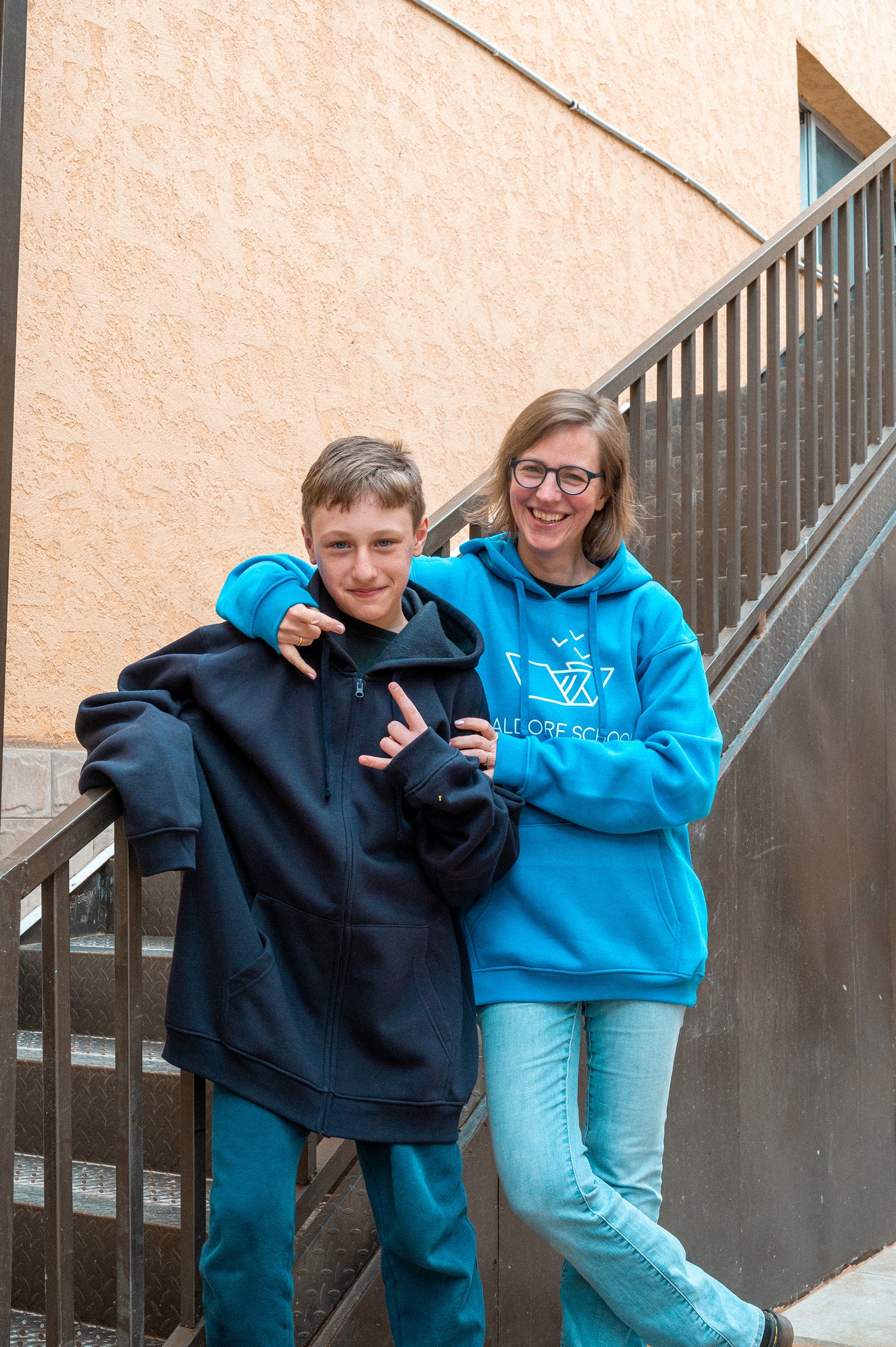 Stamp! Adult Hoodie - BLUE