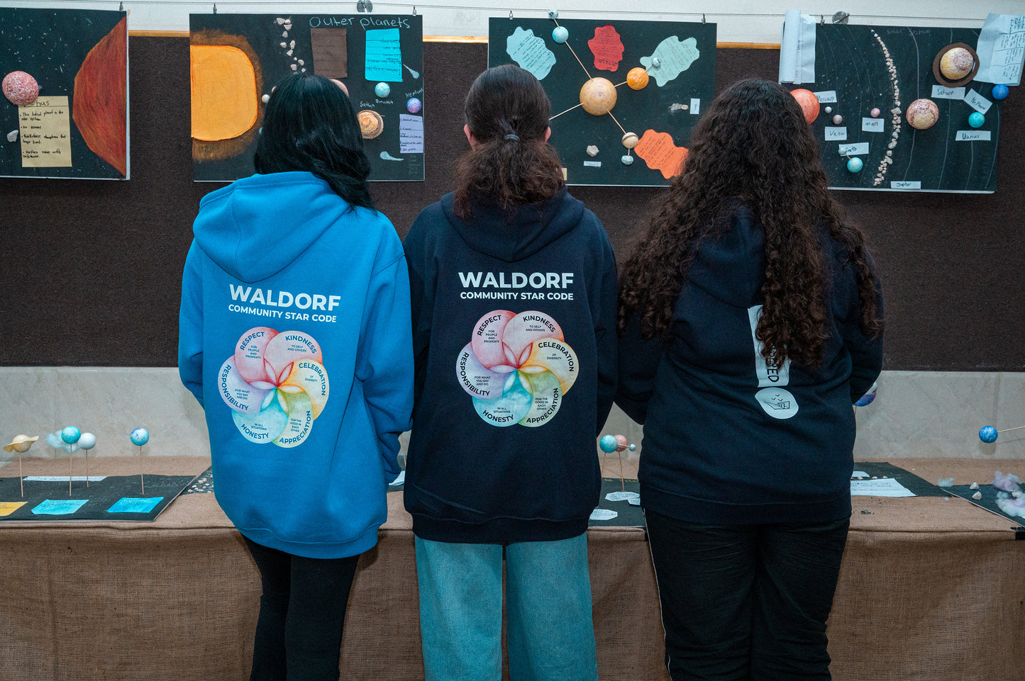 StarCode Kids ZipUp - NAVY