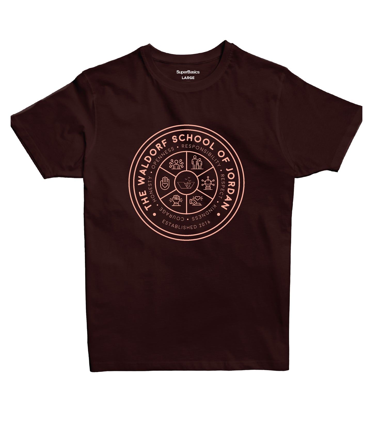 Stamp! Adult T-Shirt - RAISIN RED